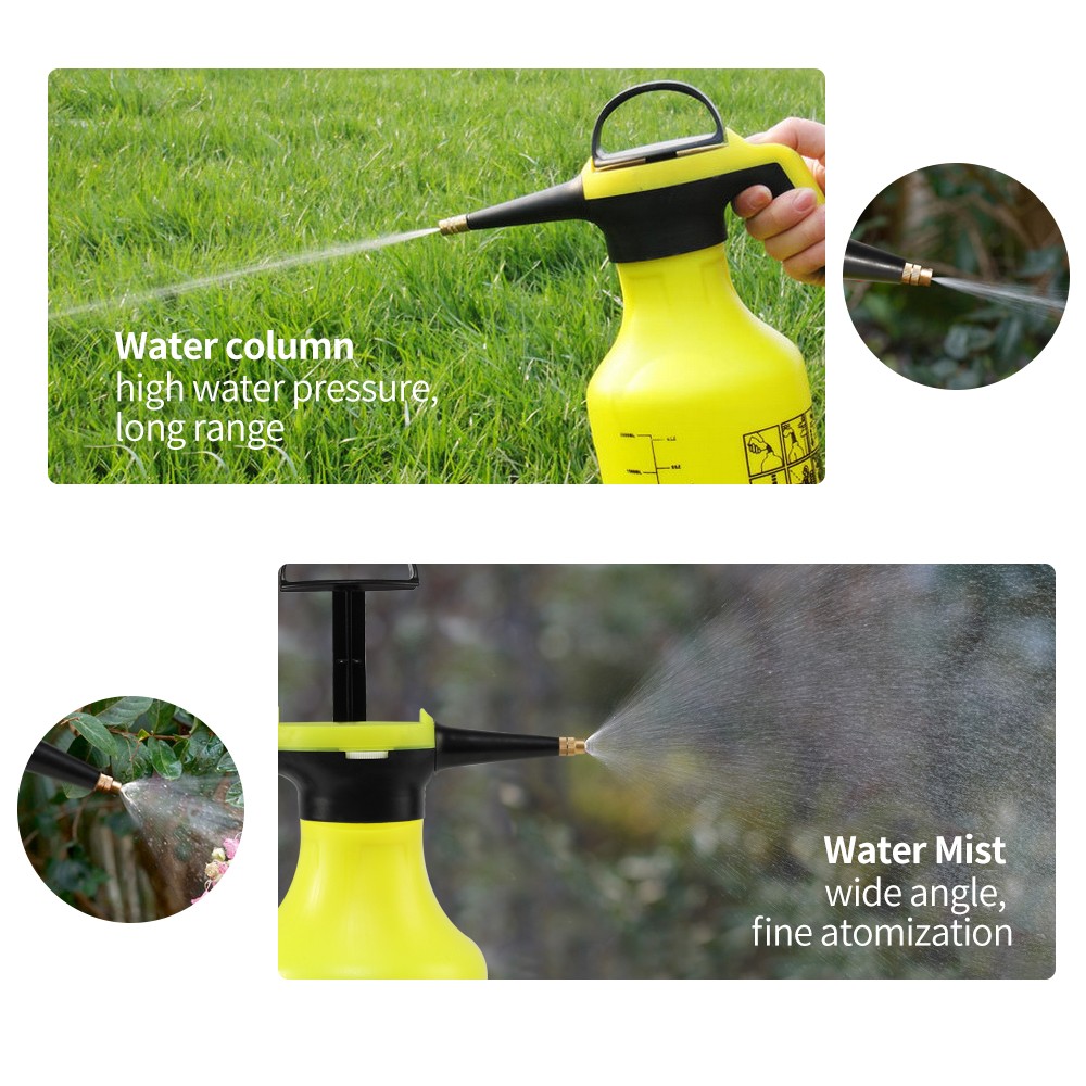 2liter hand pump plastic garden water pressure bottle sprayer for gardens