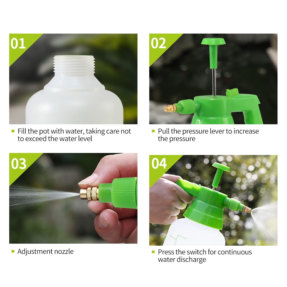 1.5L car wash hand pump snow foam pump sprayer