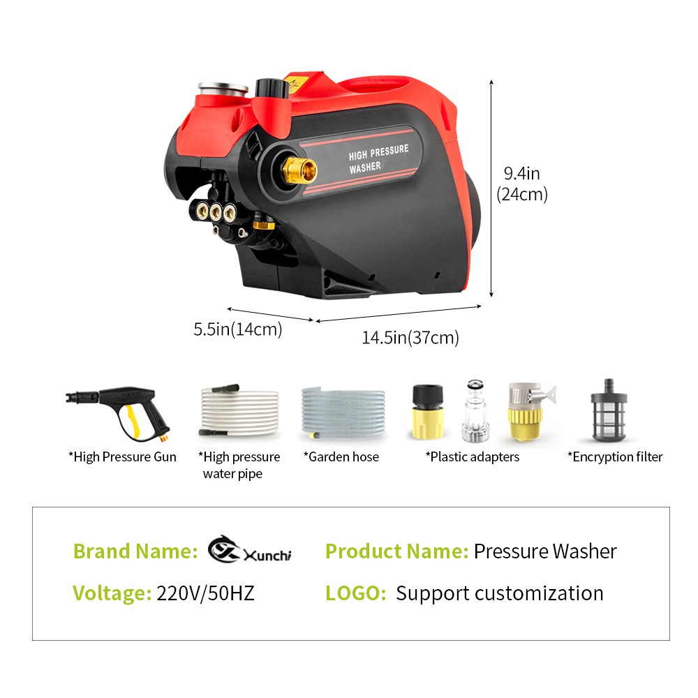 220V Car Washer Cleaner Machine High Pressure Car Wash Electric Equipment For Car Wash