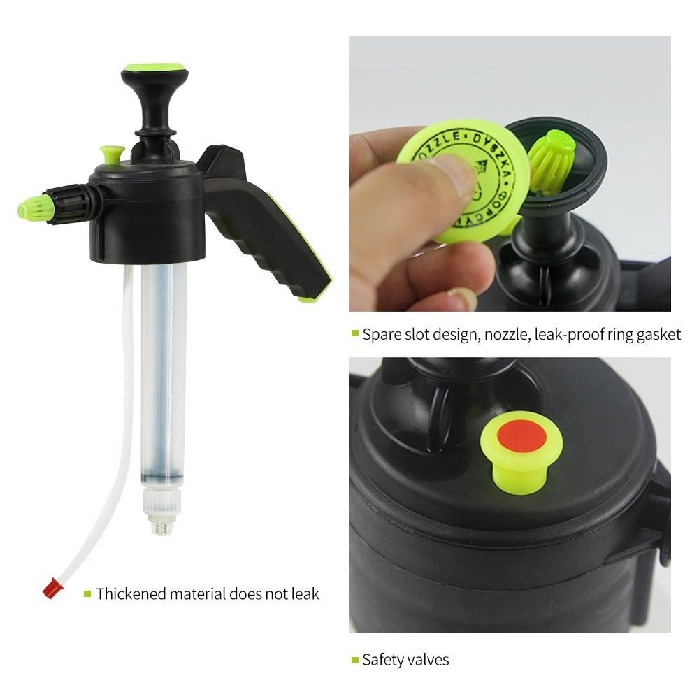 2l plastic small garden pump pressure water hand sprayer for garden