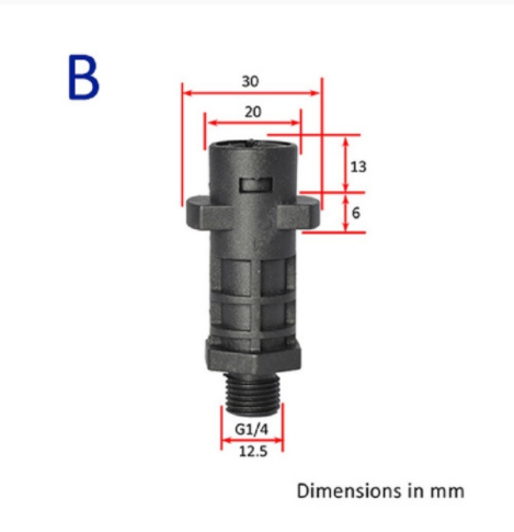 Plastic Adapter Foam Nozzle Foam Generator Snow Foam Lance for Karcher AR Bosche Sterwins Champion Stihl High Pressure Washer