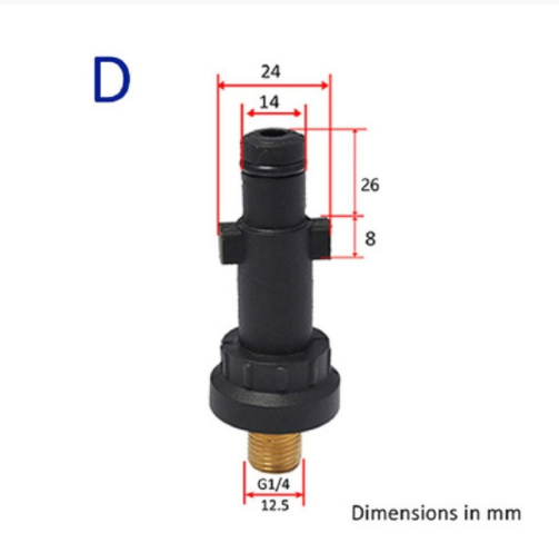 Plastic Adapter Foam Nozzle Foam Generator Snow Foam Lance for Karcher AR Bosche Sterwins Champion Stihl High Pressure Washer