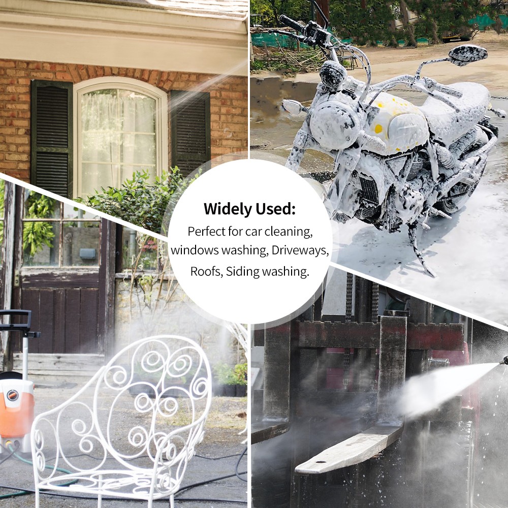 Adjustable Foam Cannon Professional Car Wash high-pressure cleaning machine spray cleaning machine 0.64 cm fast connection Snow