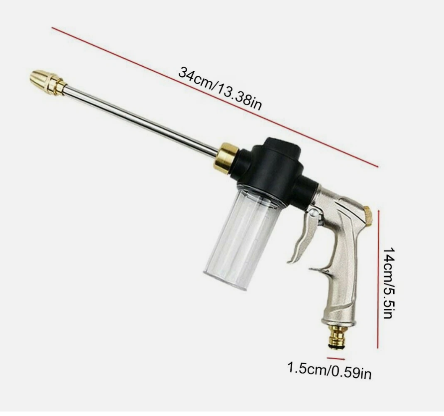 Car High Pressure Power Washer Spray Water Gun Foam Pot