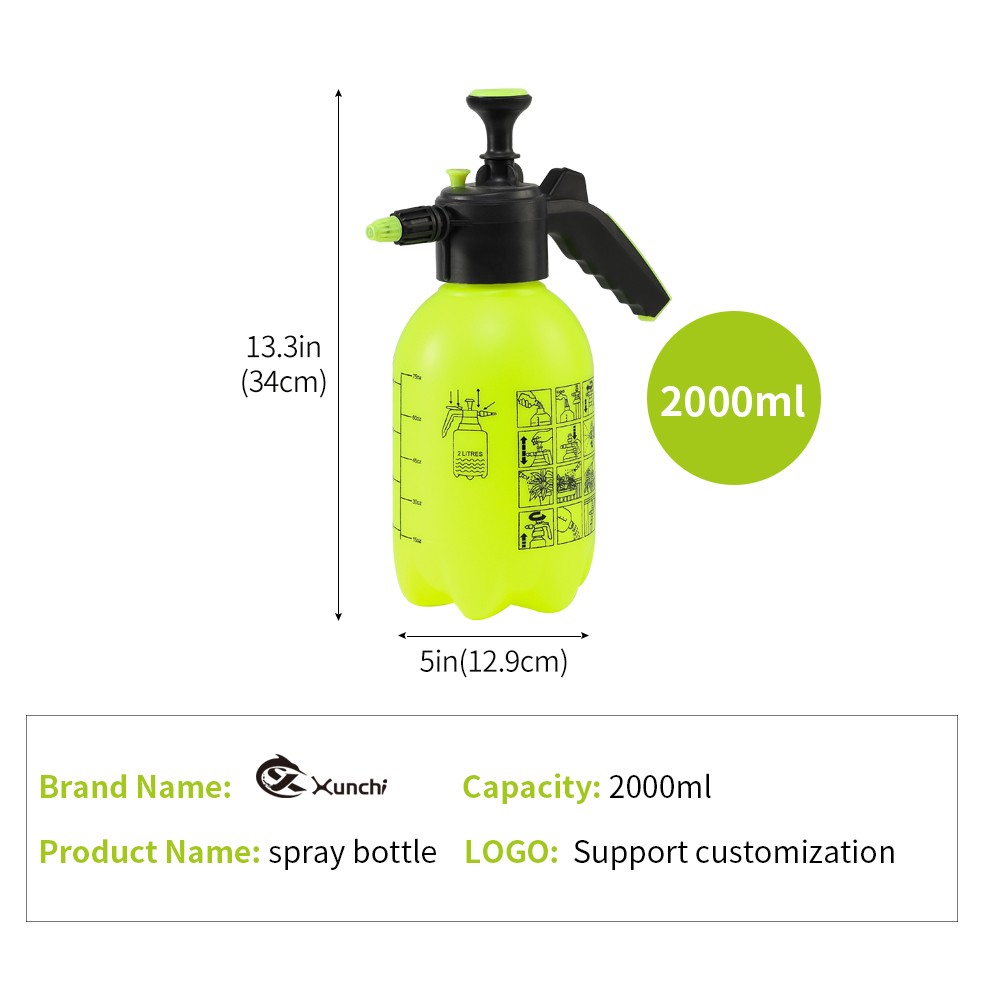 Hand held air pressure 2000mI 2L garden sprayer