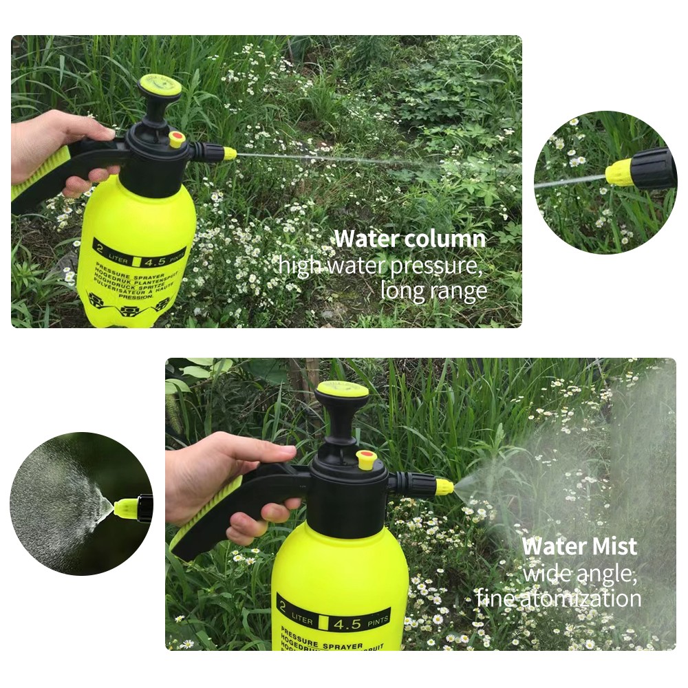 Hand held air pressure 2000mI 2L garden sprayer