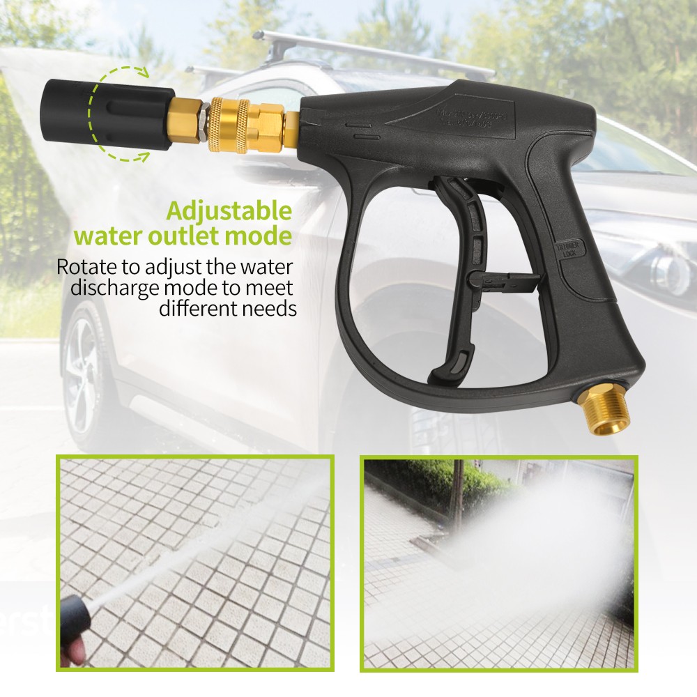 High Pressure Gun Car Wash Brass Stainless Steel Plastic