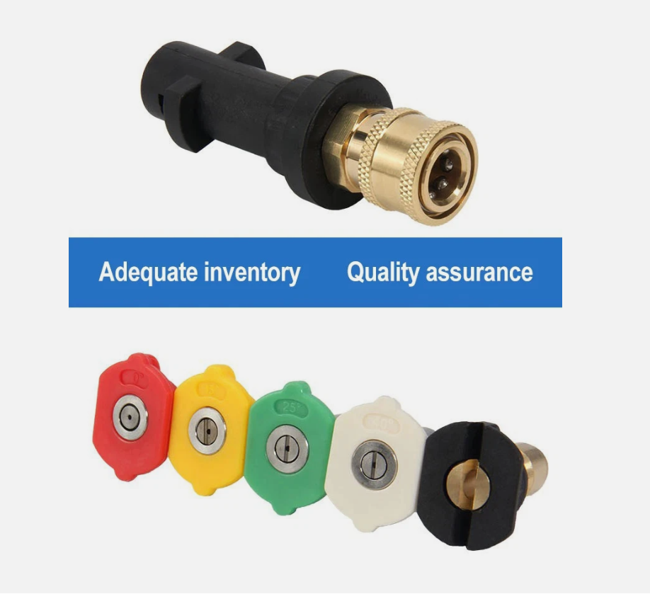  High Pressure Washer Quick Adapter 5-Color Foam Pot Nozzle Set UK