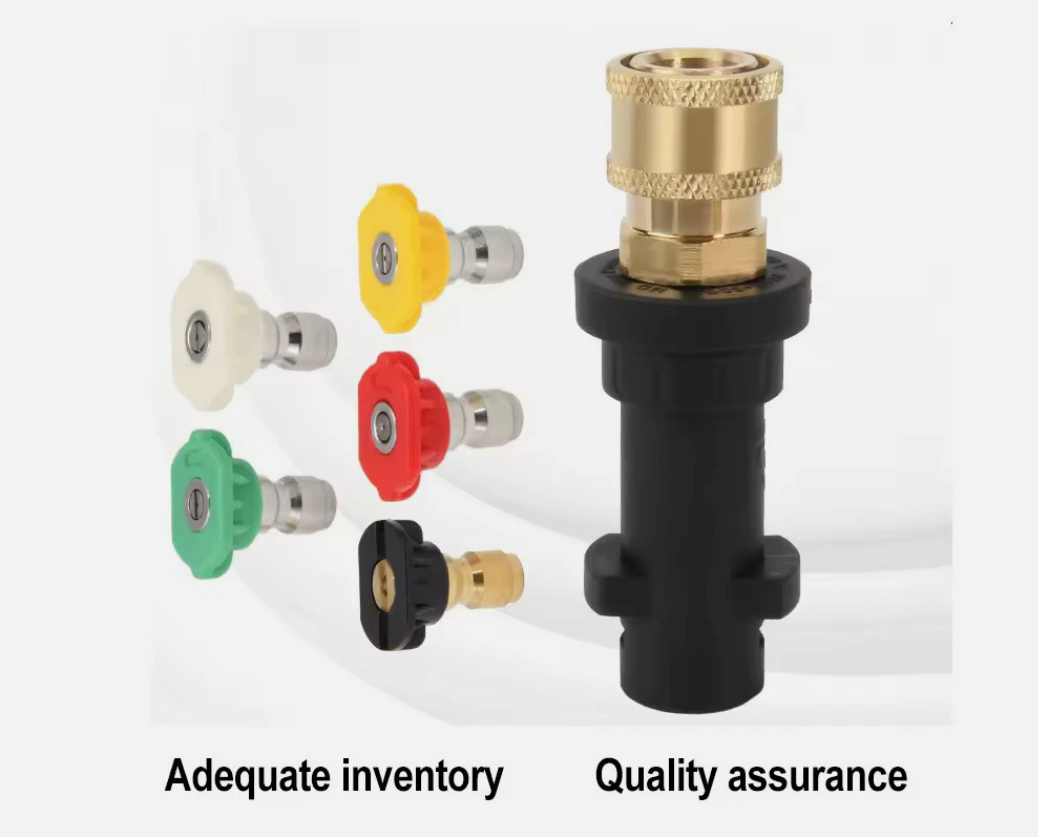  High Pressure Washer Quick Adapter 5-Color Foam Pot Nozzle Set UK