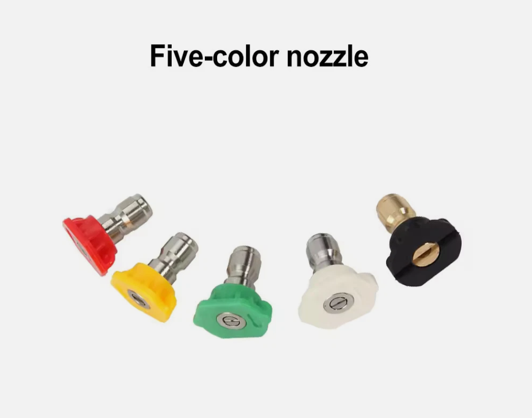  High Pressure Washer Quick Adapter 5-Color Foam Pot Nozzle Set UK