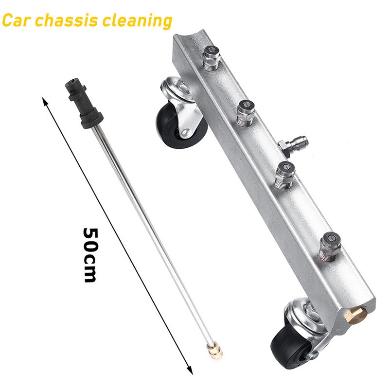 High pressure car washer Undercarriage Cleaner stainless steel extension bar with 1/4 quick plug car  cleaning