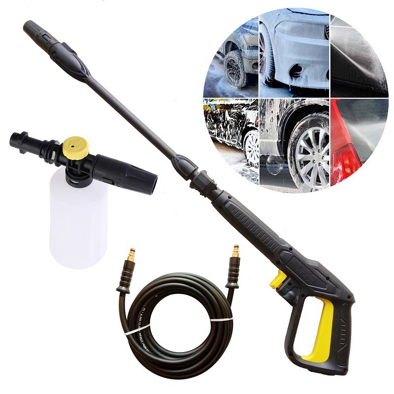 High-pressure water gun car wash water gun handle long gun foam gun cleaning gun set