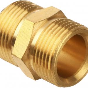 Pressure Washer Coupler, Metric M22 15mm Male Thread to M22 14mm Male Fitting