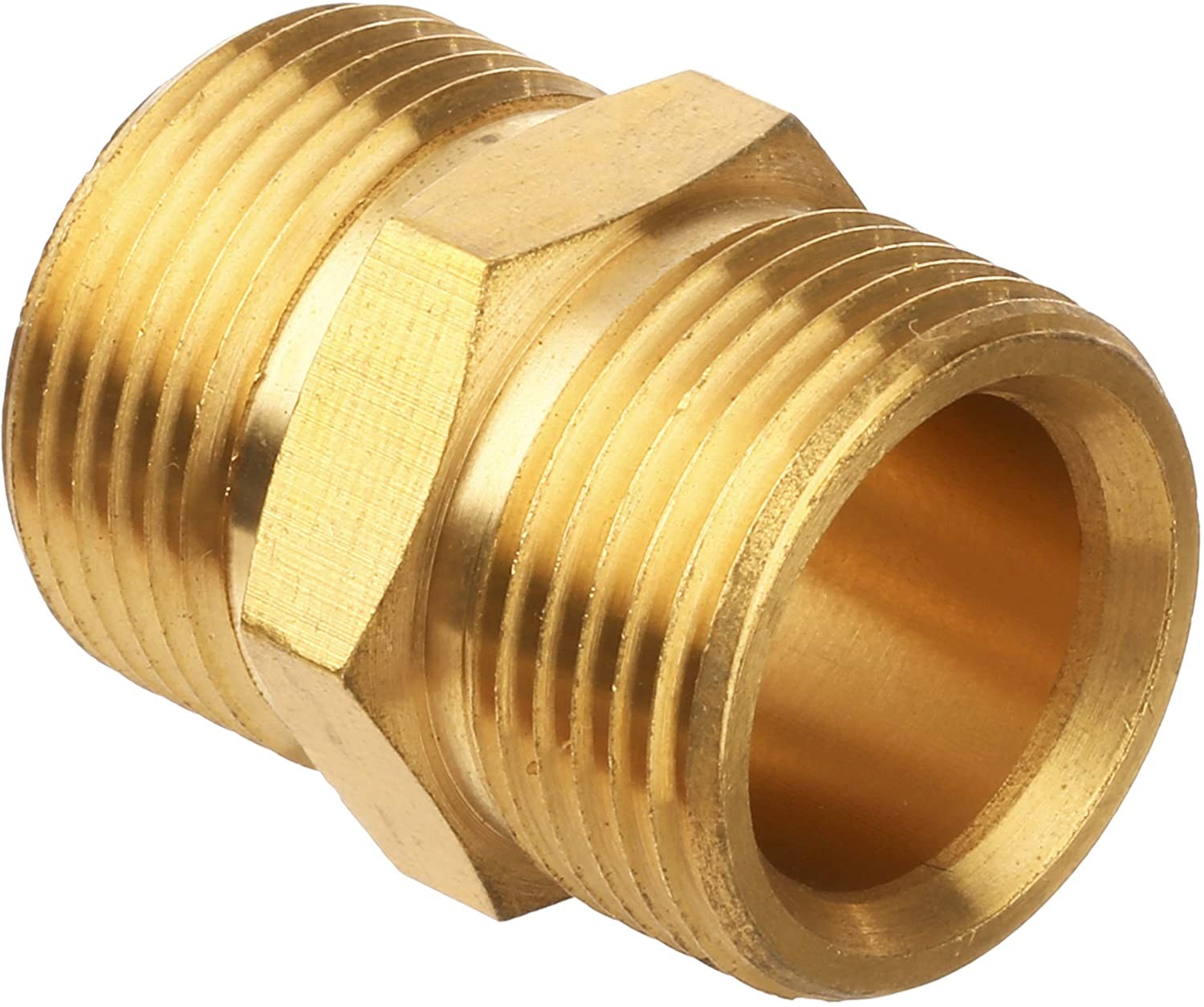 Pressure Washer Coupler, Metric M22 15mm Male Thread to M22 14mm Male Fitting