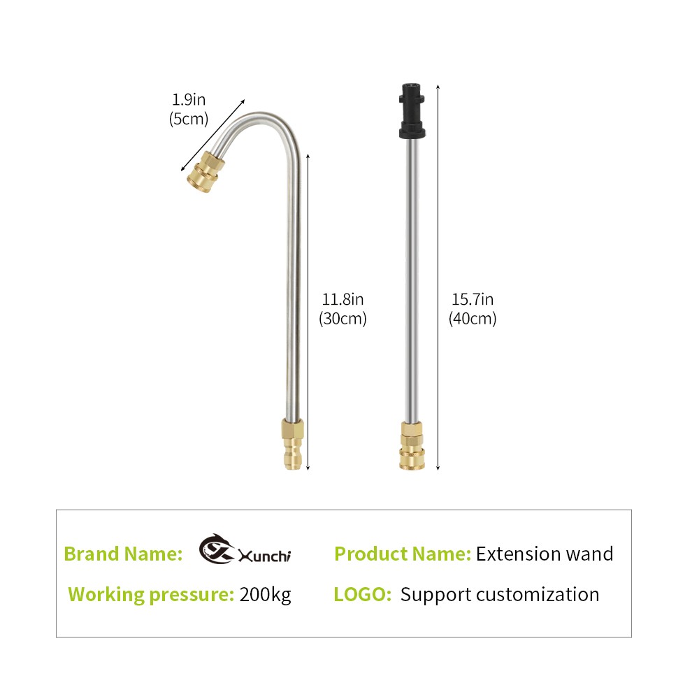 New High Pressure Washer Extension Lance Wand With Spray Nozzle Tips