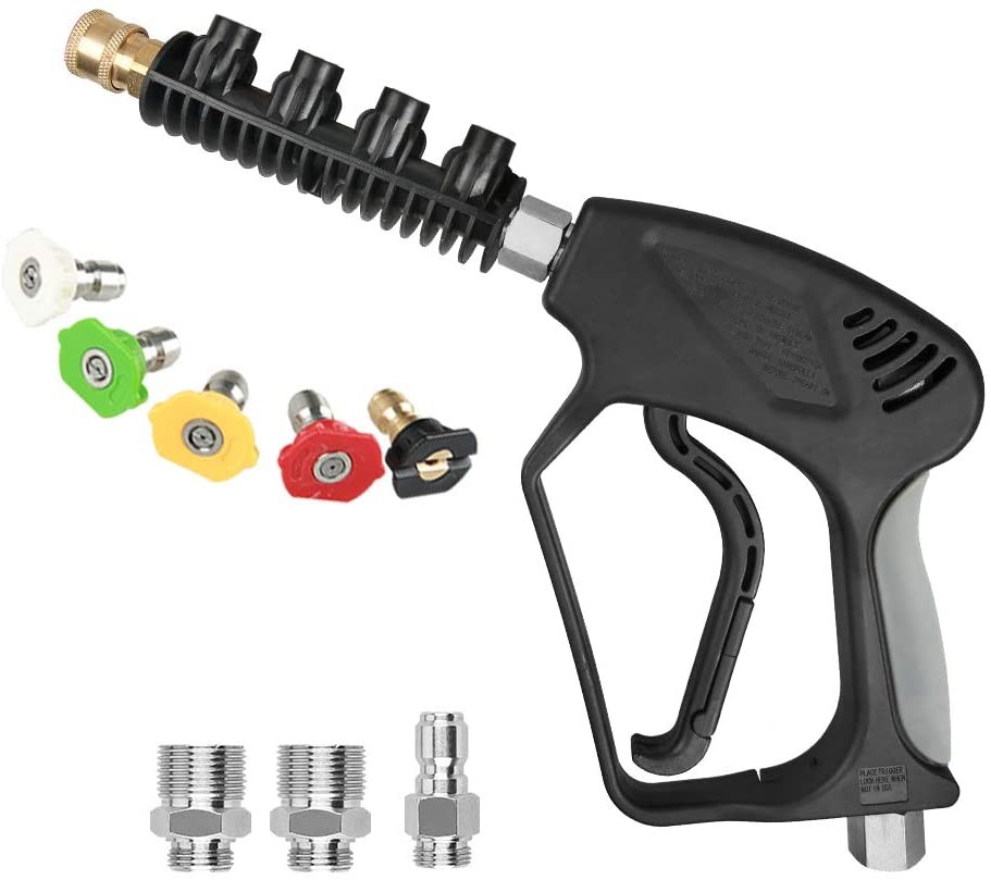 High Pressure Washer Gun, 5000 PSI Power Washer Spray Gun