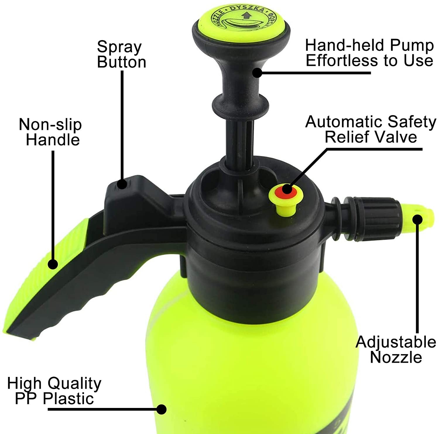 Hand Held Garden Sprayer Portable Lawn Pressure Pump Sprayer