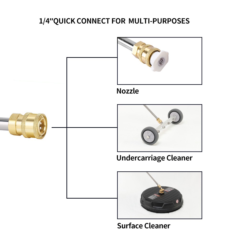 Pressure Washer Extension Wand M22-14 and 1/4 quick connector