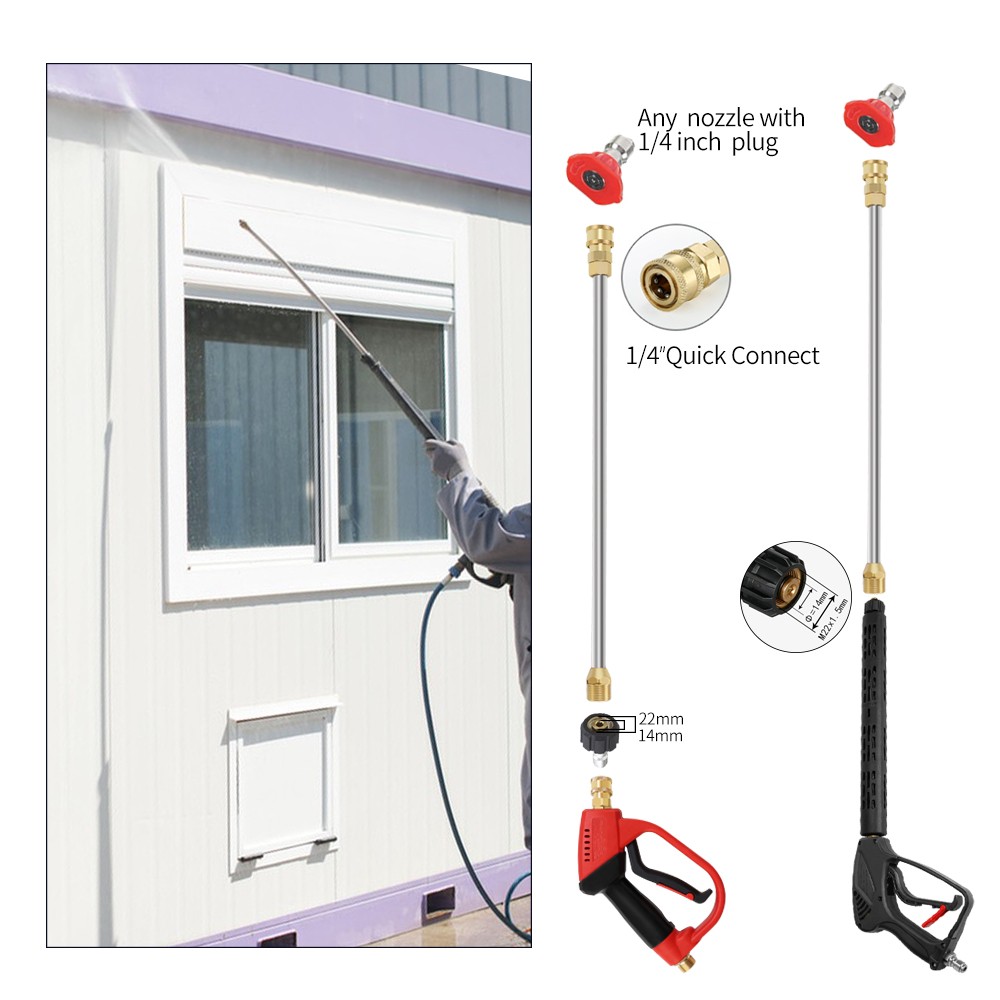 Pressure Washer Extension Wand M22-14 and 1/4 quick connector