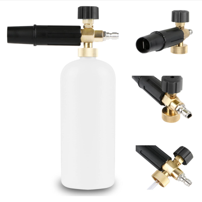 Foam Cannon with 1/4” Quick Connector for Pressure Washer Gun