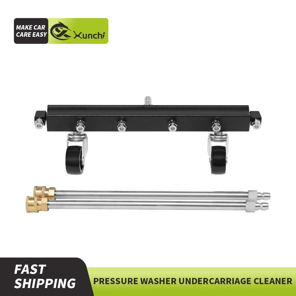 Wash site car wash chassis nozzle pavement wash brush