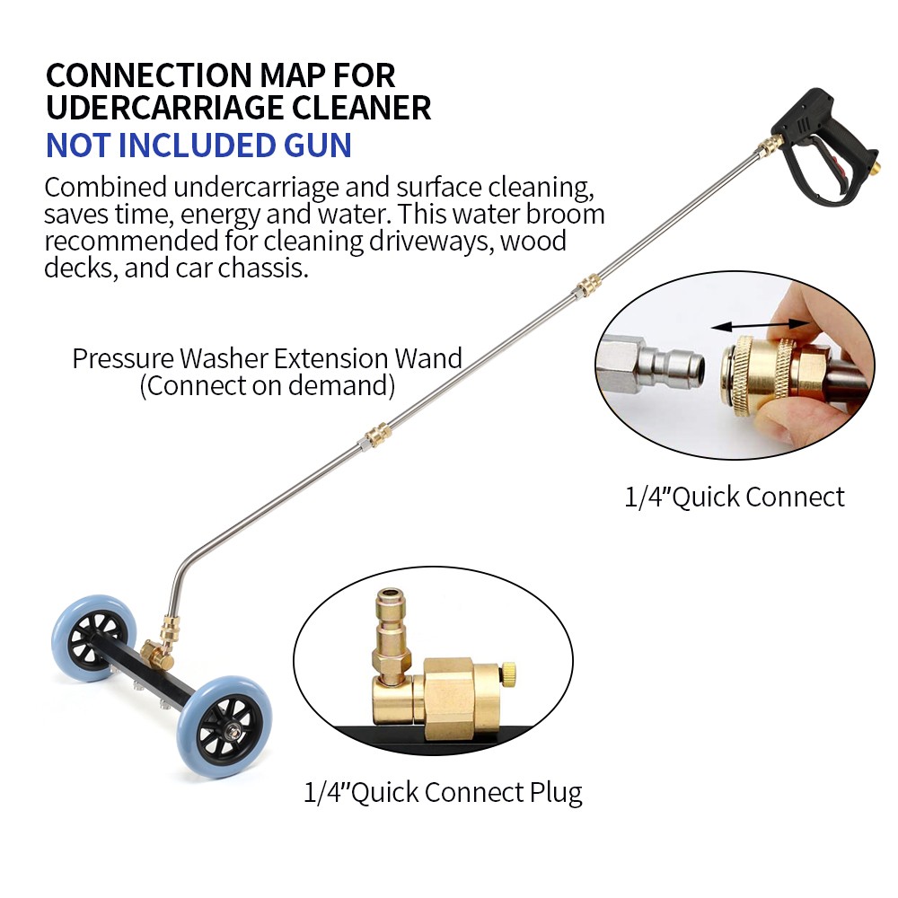 Washing machine car chassis nozzle