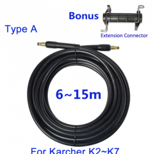 6~15 meters High Pressure Washer Hose Pipe Cord Car Washer Water Cleaning Extension Hose