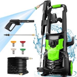 High Pressure Cleaner Machine with 4 Nozzles Foam Cannon,Best for Cleaning