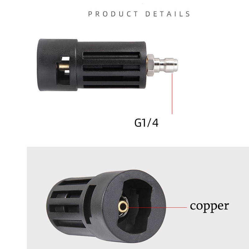 Pressure washer connector adapters for Huter/M22 Lance 