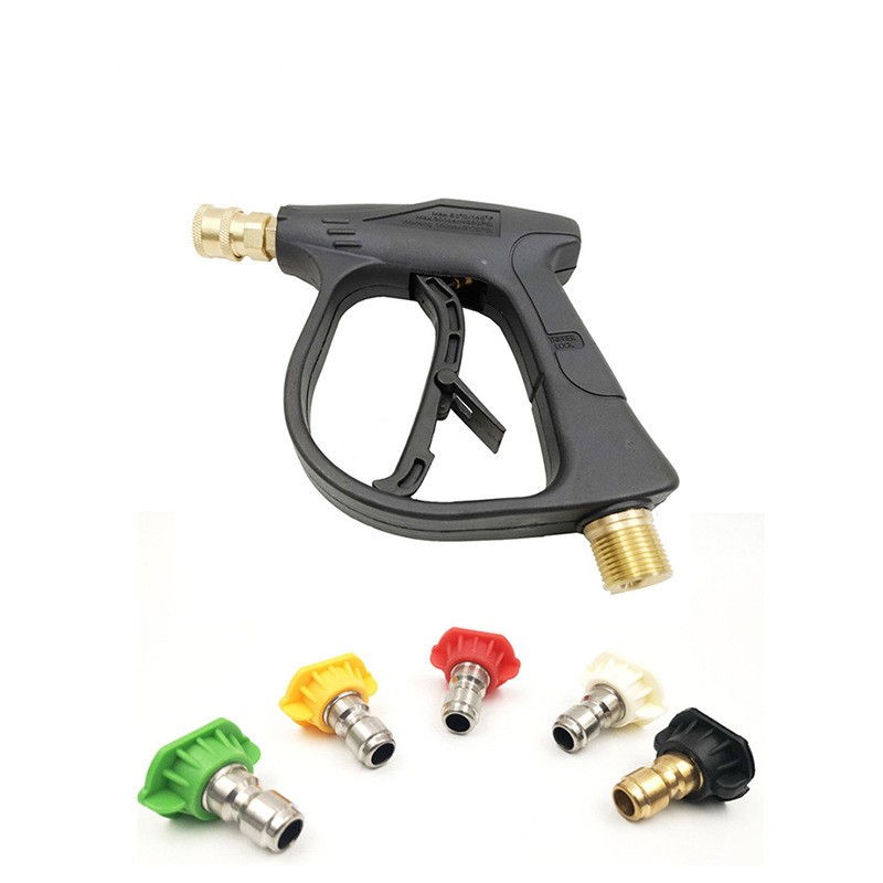 High pressure car wash water gun with brass spool M22-14 multifunctional household cleaning water gun