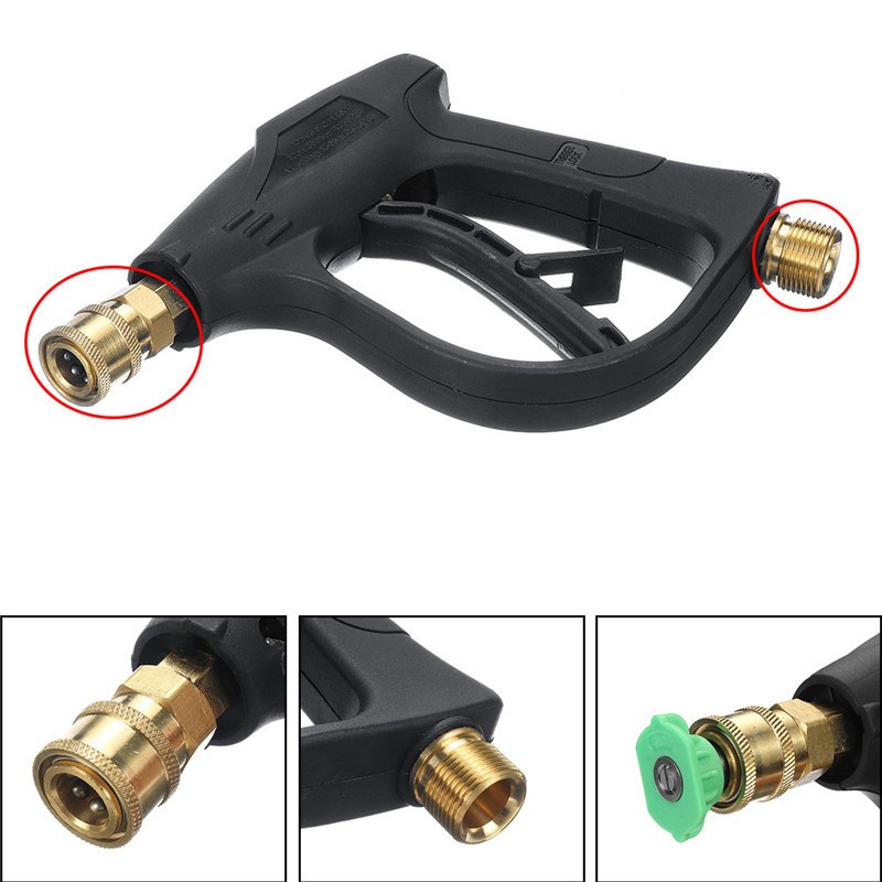 High pressure car wash water gun with brass spool M22-14 multifunctional household cleaning water gun