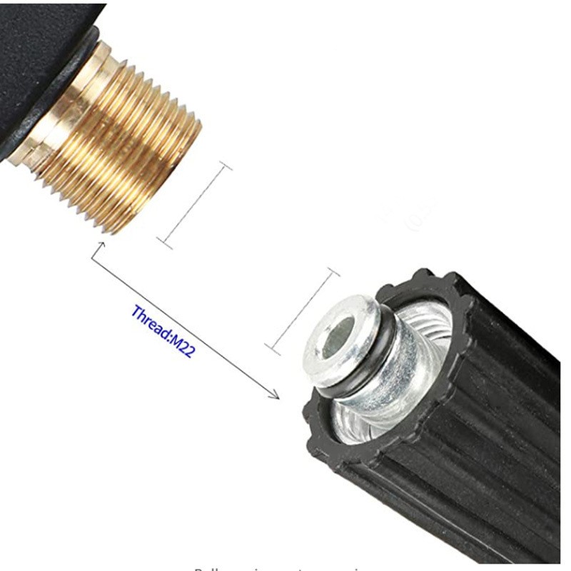 High pressure car wash water gun with brass spool M22-14 multifunctional household cleaning water gun